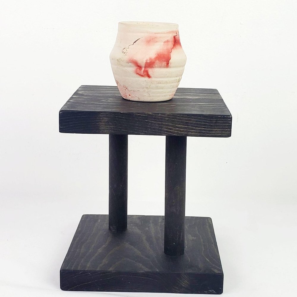 Nemadji Pottery 2 3/8" Stunning Small Vase - Picture 3 of 6